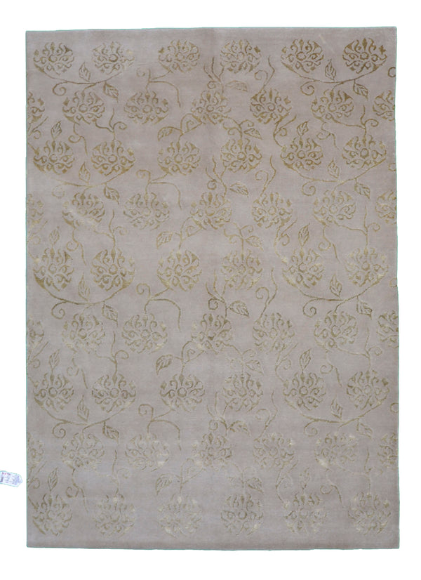 Tibbetian Silk And Wool Rug > Design # 1001 > 5 X 8