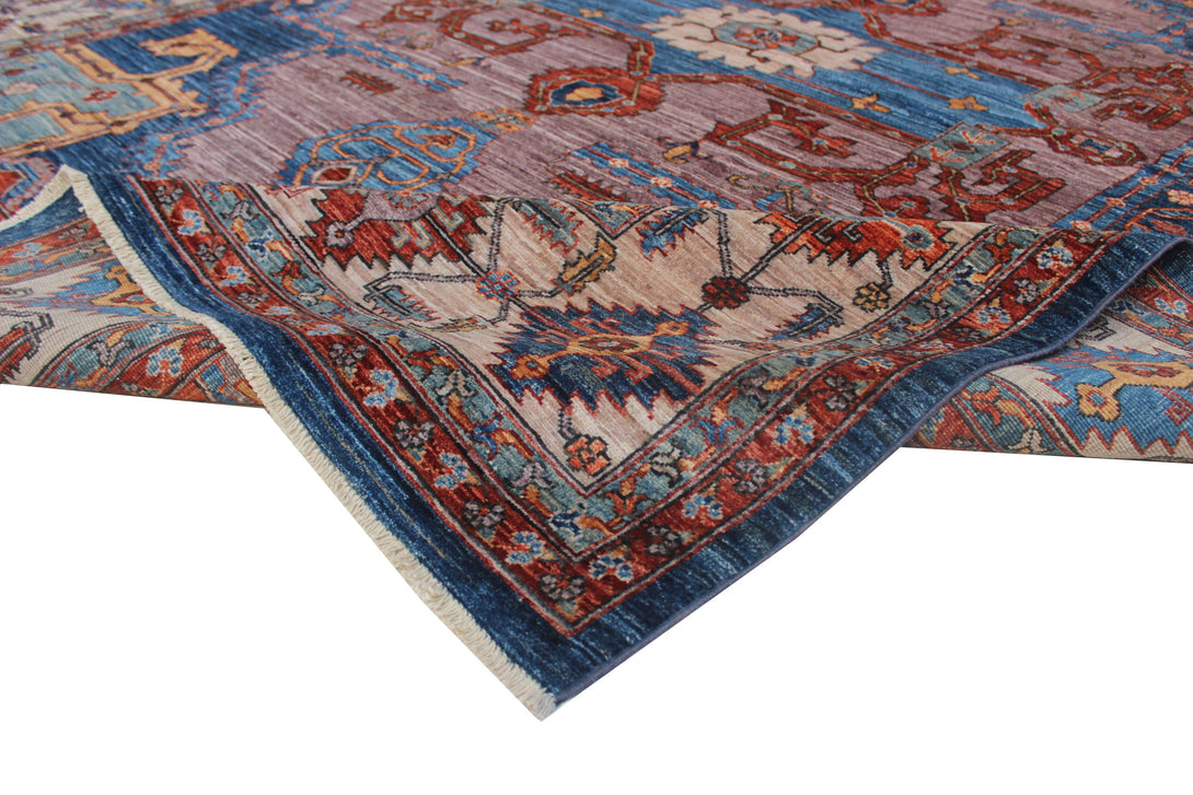 Hand Knotted Afghani Aryana Area Rug > Design# CCFOR231102 > Size: 8'-0" x 10'-1"