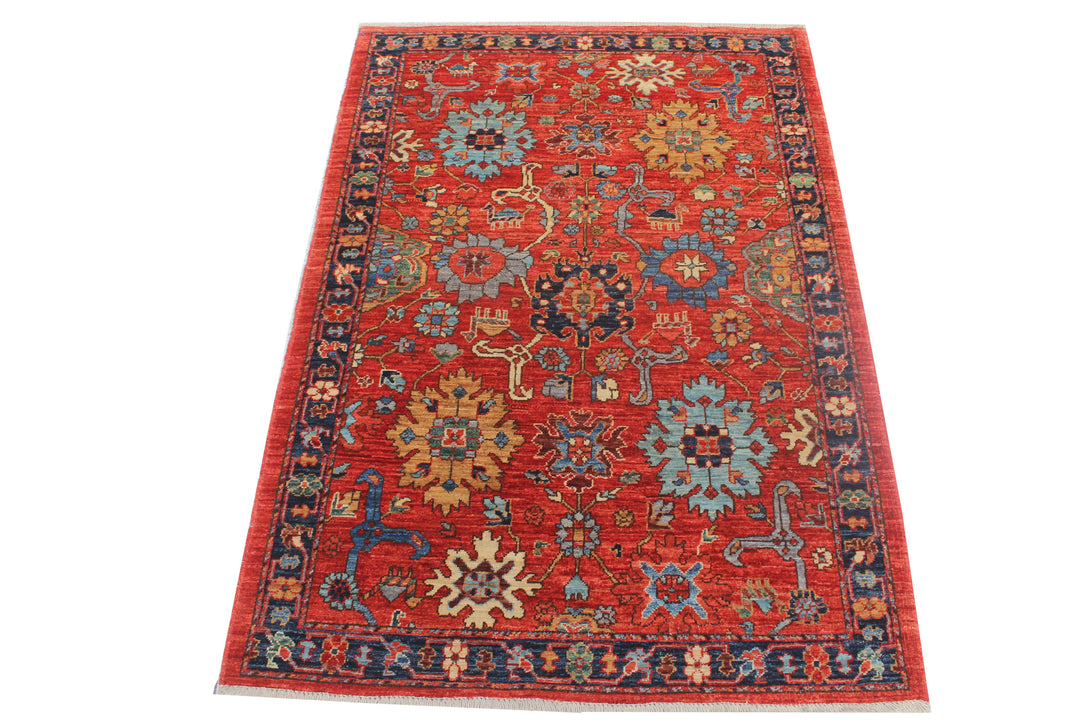 Hand Knotted Afghani Aryana Area Rug > Design# CCFOR231110 > Size: 3'-3" x 4'-9"
