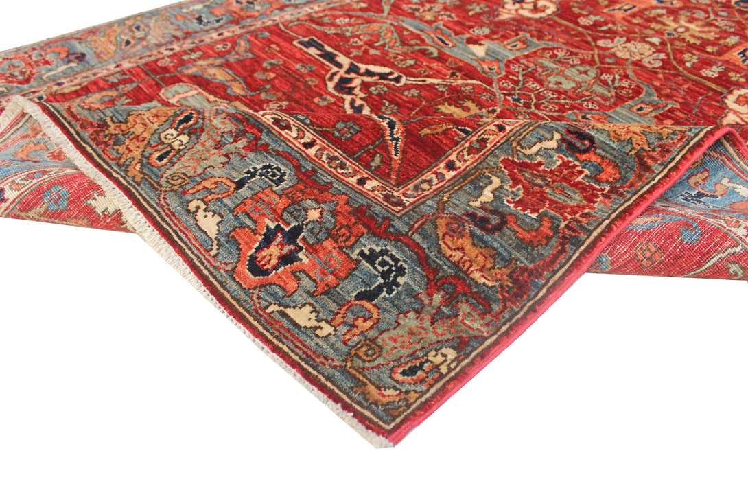 Hand Knotted Afghani Aryana Area Rug > Design# CCFOR231113 > Size: 4'-2" x 6'-3"