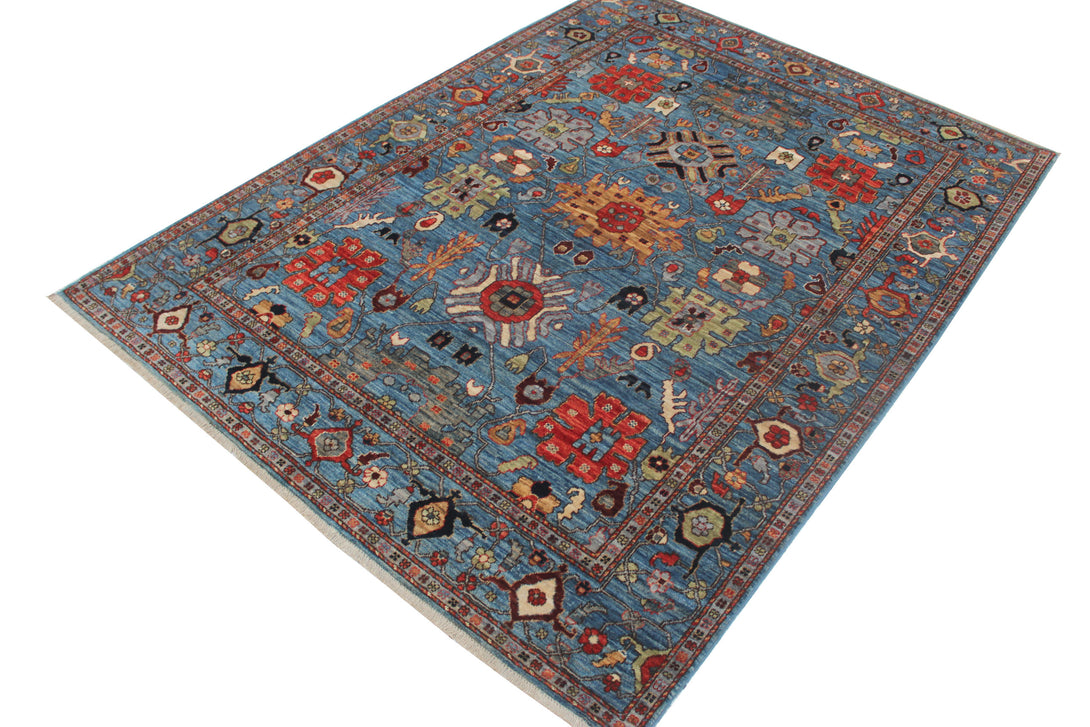 Hand Knotted Afghani Aryana Area Rug > Design# CCFOR231121 > Size: 5'-0" x 6'-8"