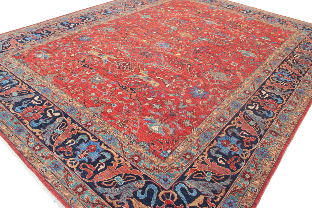 Hand Knotted Afghani Aryana Area Rug > Design# CCFOR231128 > Size: 12'-3" x 15'-6"
