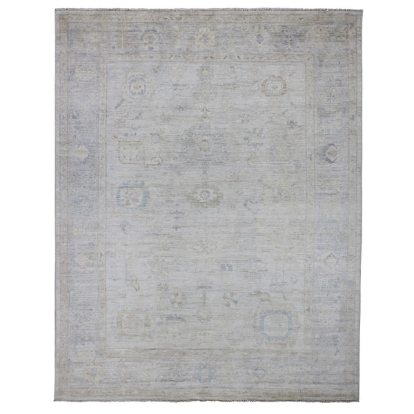 Hand Knotted Afghani Oushak Area Rug > Design# CCRAC23010 > Size: 9'-3" x 11'-8"