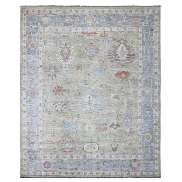 Hand Knotted Afghani Oushak Area Rug > Design# CCRAC23033 > Size: 8'-2" x 9'-1"