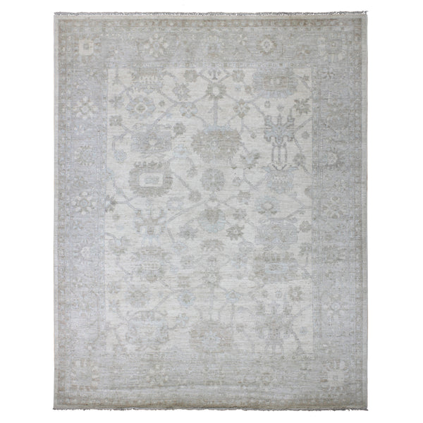 Hand Knotted Afghani Oushak Area Rug > Design# CCRAC23036 > Size: 8'-0" x 9'-11"
