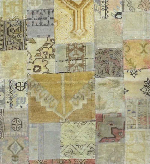 Turkish Over Dyed Patchwork Rug CC1912