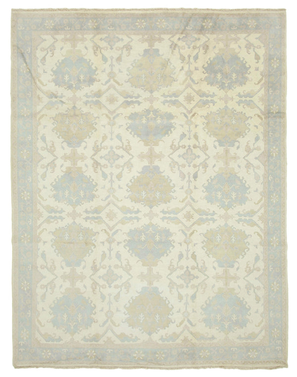 Handmade Oushak Area Rug > Design# OL-AC-38290 > Size: 9'-3" x 11'-11", Carpet Culture Rugs, Handmade Rugs, NYC Rugs, New Rugs, Shop Rugs, Rug Store, Outlet Rugs, SoHo Rugs, Rugs in USA