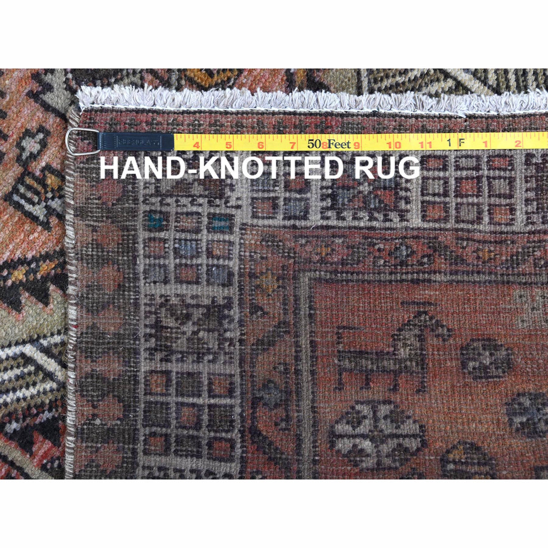 Hand Knotted Vintage Runner > Design# CCSR60981 > Size: 3'-2" x 9'-5"
