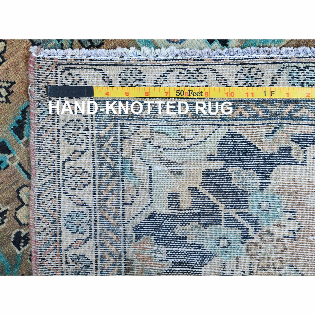 Hand Knotted Vintage Runner > Design# CCSR61003 > Size: 3'-6" x 9'-1"