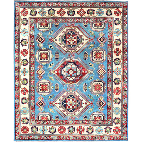 Hand Knotted  Rectangle Area Rug > Design# CCSR86283 > Size: 7'-11" x 9'-8"