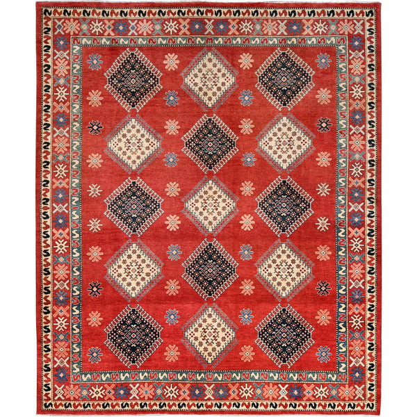 Hand Knotted  Rectangle Area Rug > Design# CCSR86478 > Size: 8'-1" x 9'-9"