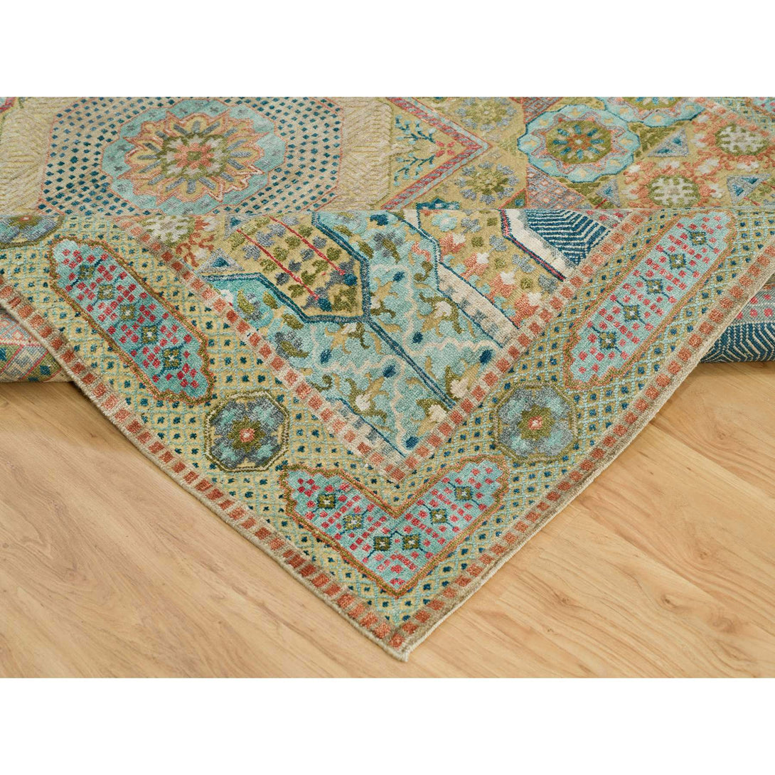 Hand Knotted  Rectangle Area Rug > Design# CCSR90227 > Size: 6'-3" x 9'-1"