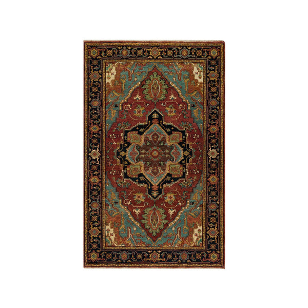 Hand Knotted  Rectangle Area Rug > Design# CCSR90278 > Size: 3'-1" x 5'-3"