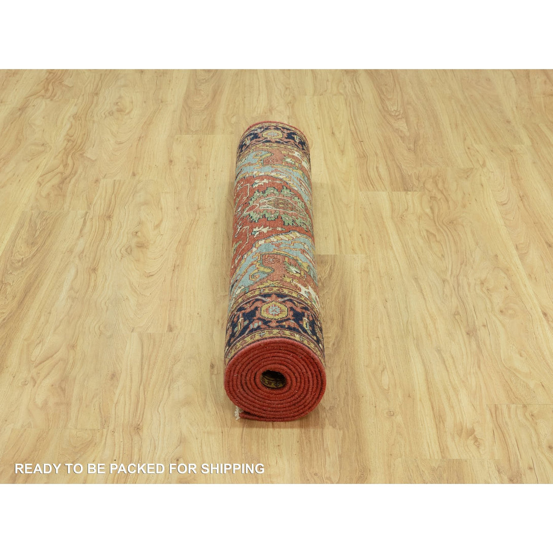 Hand Knotted  Rectangle Runner > Design# CCSR90663 > Size: 4'-1" x 12'-0"