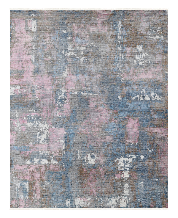 Hand Knotted Modern Area Rug > Design# CC202308 > Size: 8'-1" x 9'-10"