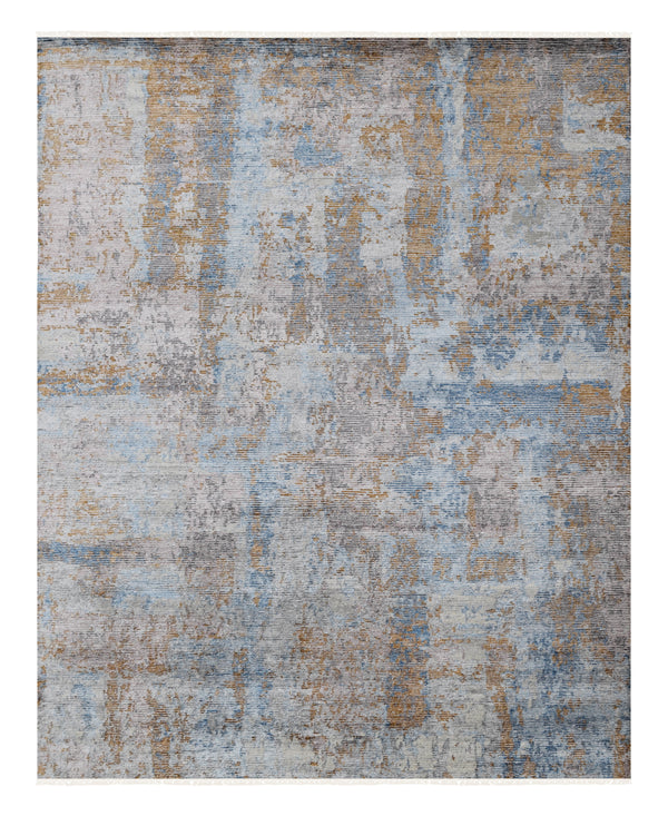 Hand Knotted Modern Area Rug > Design# CC202307 > Size: 8'-1" x 9'-10"