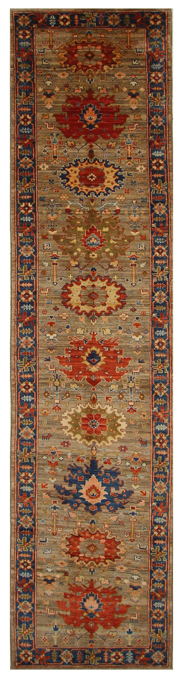 Hand Knotted Afghani Fine Aryana Runner > Design# CCATR107625 > Size: 2'-8" x 11'-8"