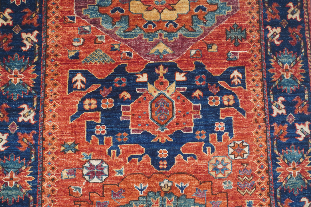 Hand Knotted Afghani Fine Aryana Area Rug > Design# CCATR108647 > Size: 3'-0" x 4'-9"