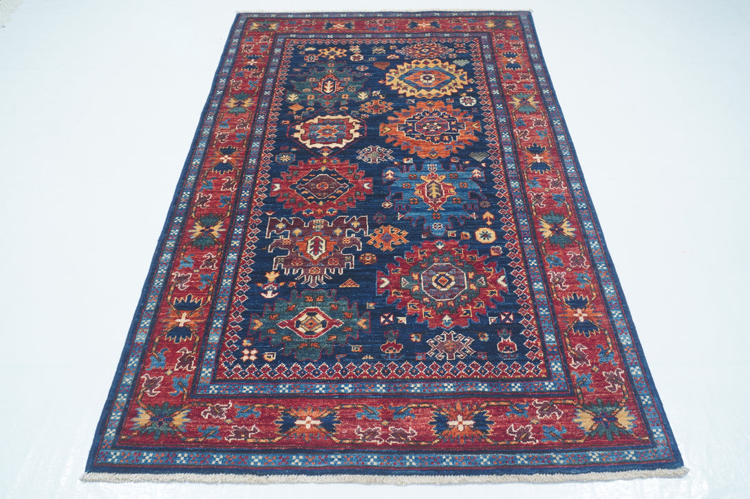 Hand Knotted Afghani Fine Aryana Area Rug > Design# CCATR111120 > Size: 3'-10" x 6'-1"