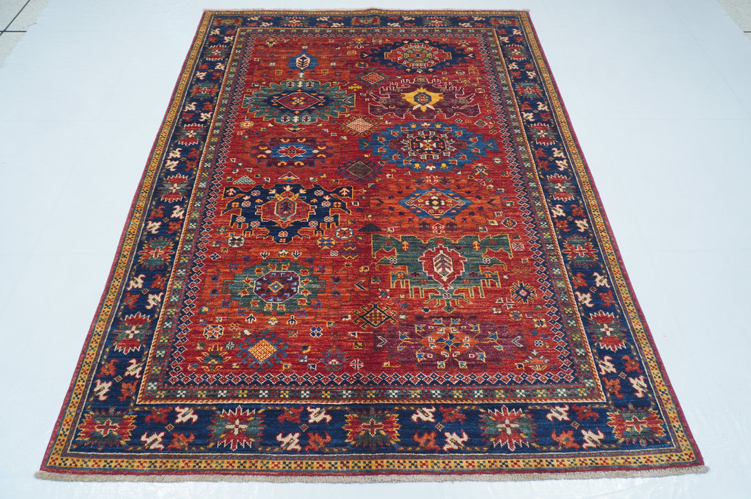 Hand Knotted Afghani Fine Aryana Area Rug > Design# CCATR111907 > Size: 4'-10" x 6'-7"