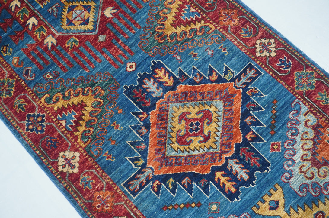Hand Knotted Afghani Fine Aryana Runner > Design# CCATR113266 > Size: 2'-9" x 10'-2"