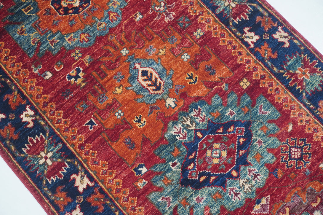 Hand Knotted Afghani Fine Aryana Runner > Design# CCATR114482 > Size: 2'-8" x 9'-11"