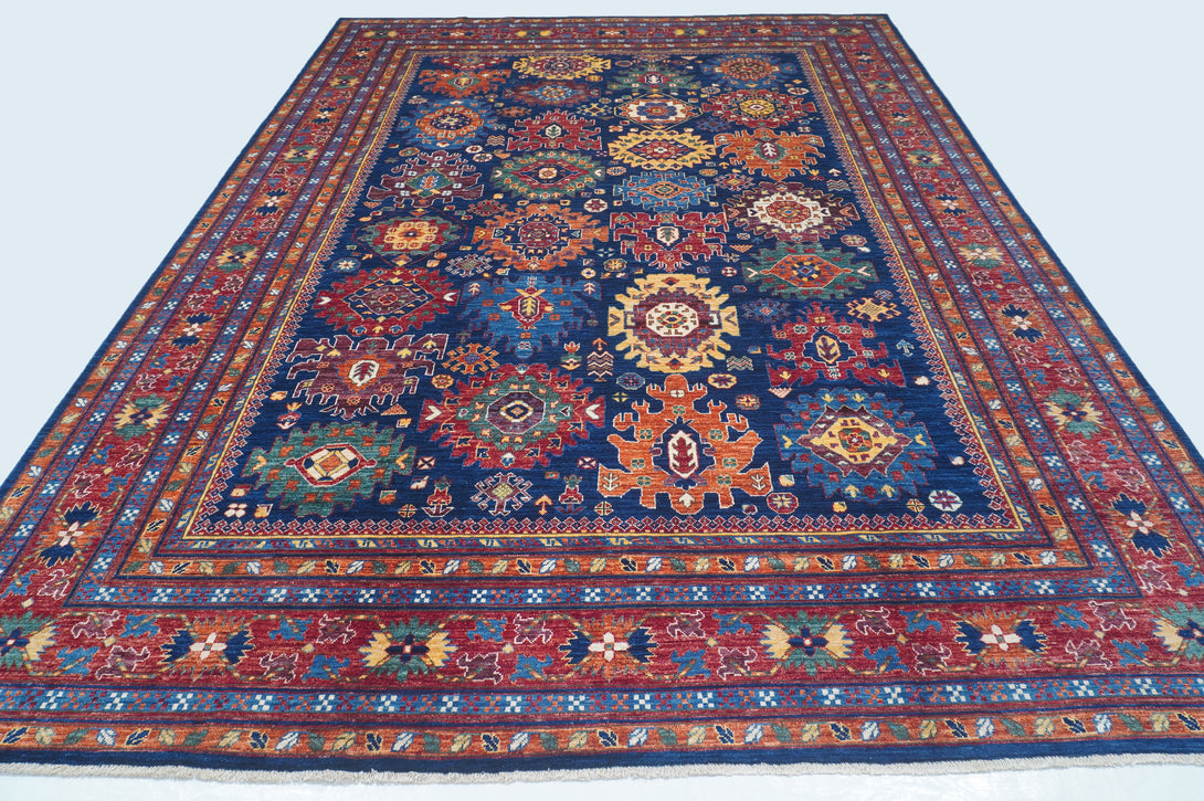 Hand Knotted Afghani Fine Aryana Area Rug > Design# CCATR114575 > Size: 8'-10" x 11'-9"
