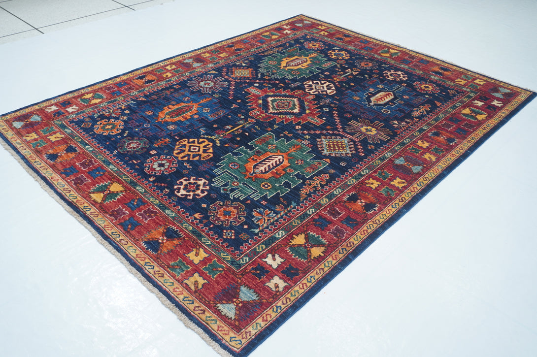 Hand Knotted Afghani Fine Aryana Area Rug > Design# CCATR114973 > Size: 5'-0" x 6'-6"