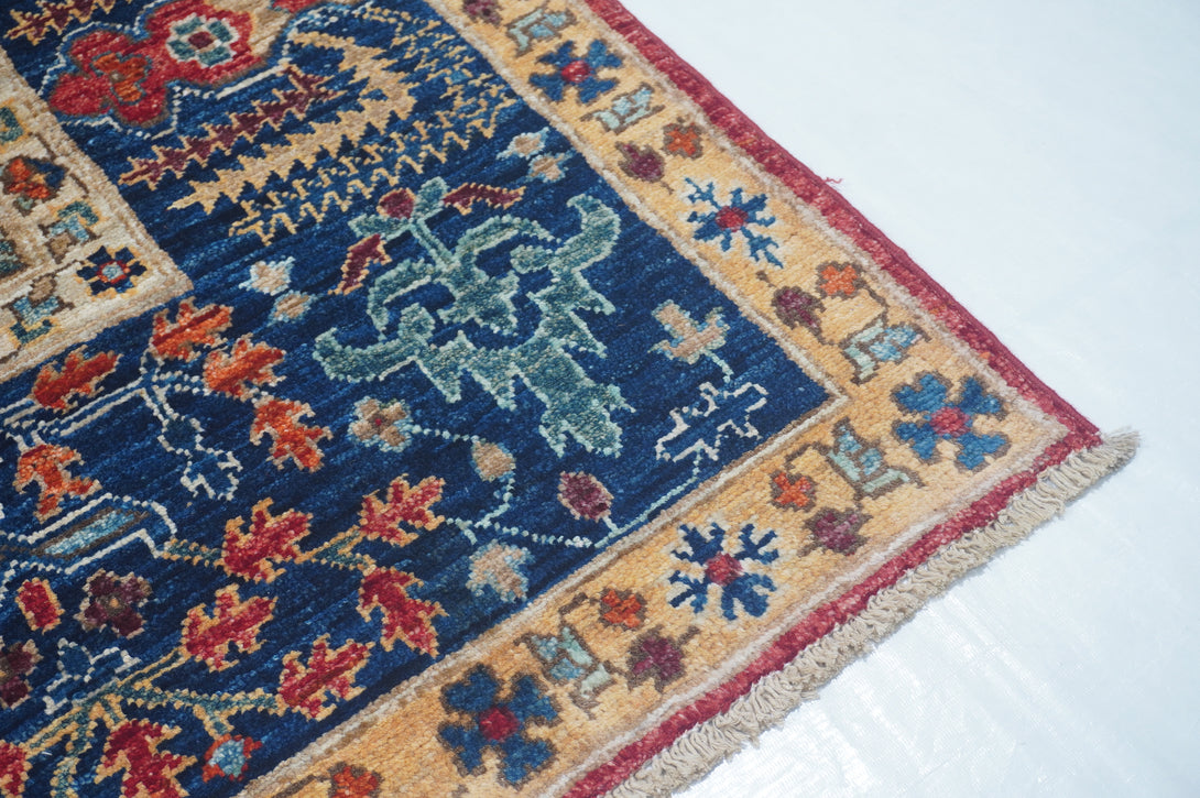 Hand Knotted Afghani Fine Aryana Area Rug > Design# CCATR115896 > Size: 6'-0" x 9'-5"