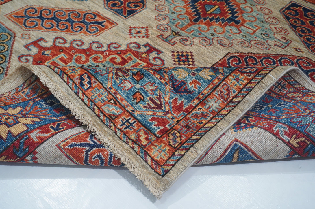 Hand Knotted Afghani Fine Aryana Area Rug > Design# CCATR12915 > Size: 5'-0" x 6'-9"