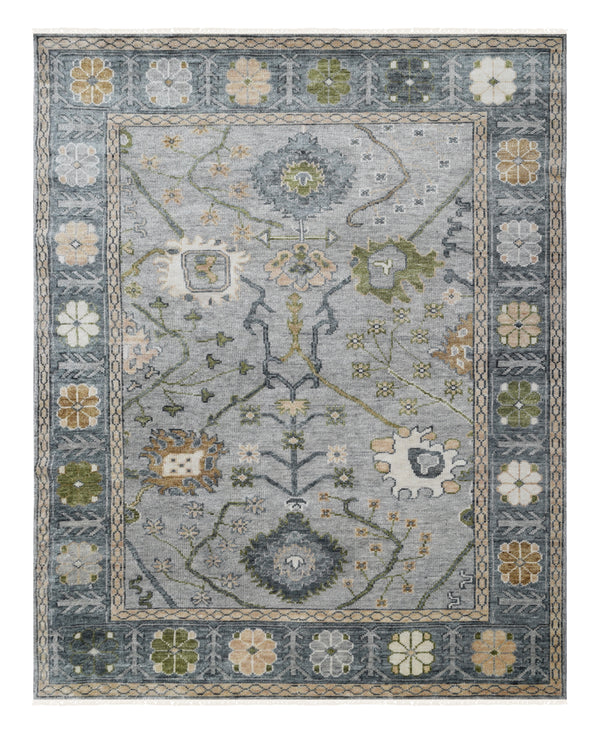 Hand Knotted Decorative Area Rug > Design# CC202301 > Size: 7'-10" x 9'-10"