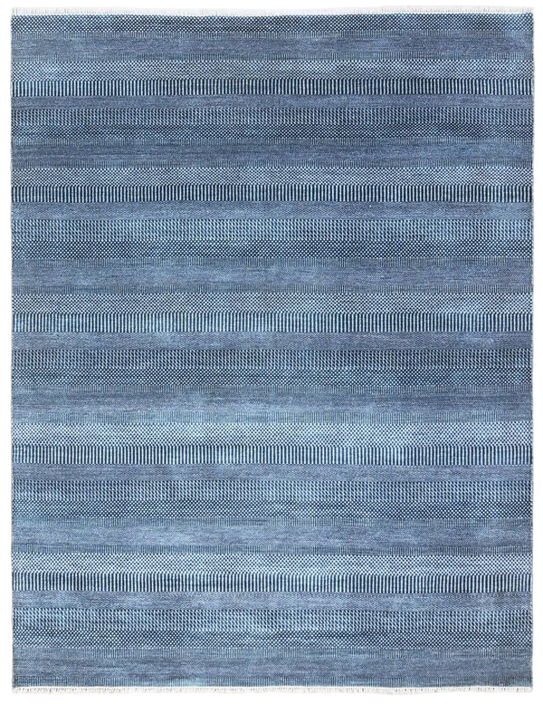 Hand Knotted Modern Area Rug > Design# 76006 > Size: 8'-1" x 10'-5"