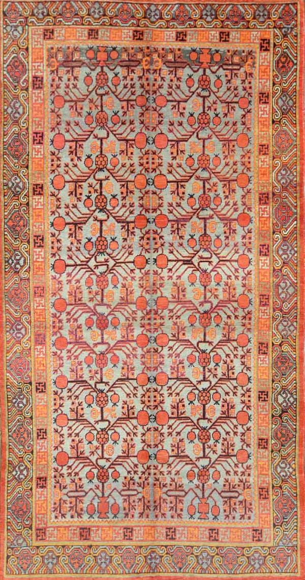 Antique Turkmen Khotan Rug KH-009