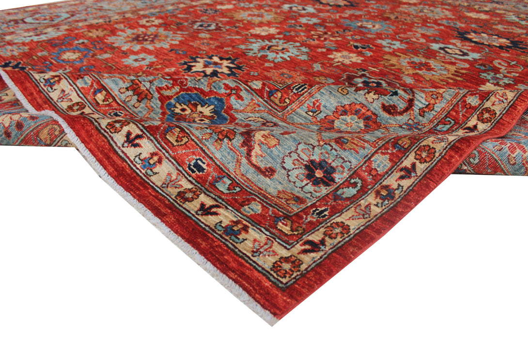 Hand Knotted Afghani Aryana Area Rug > Design# CCFOR231101 > Size: 7'-11" x 9'-8"