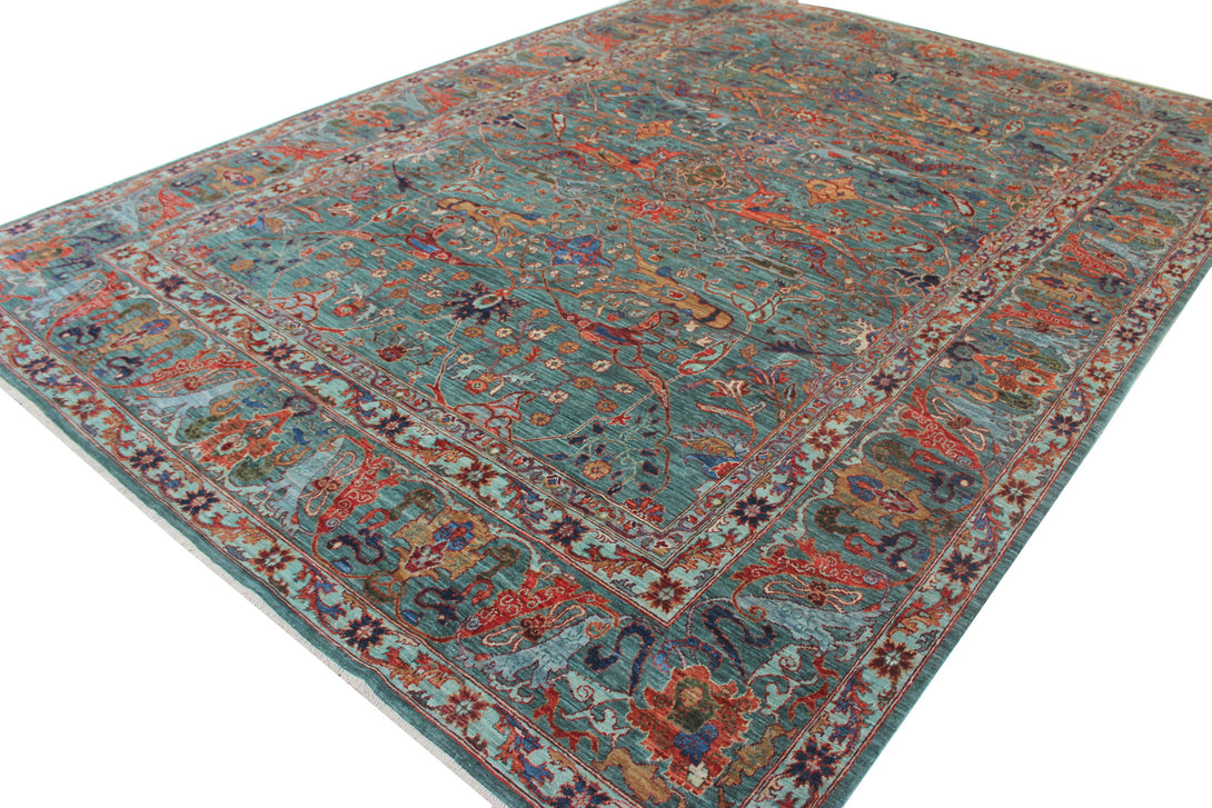 Hand Knotted Afghani Aryana Area Rug > Design# CCFOR231104 > Size: 10'-1" x 13'-9"