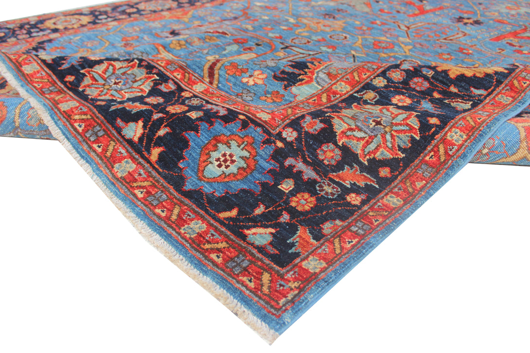 Hand Knotted Afghani Aryana Area Rug > Design# CCFOR231105 > Size: 6'-1" x 8'-7"