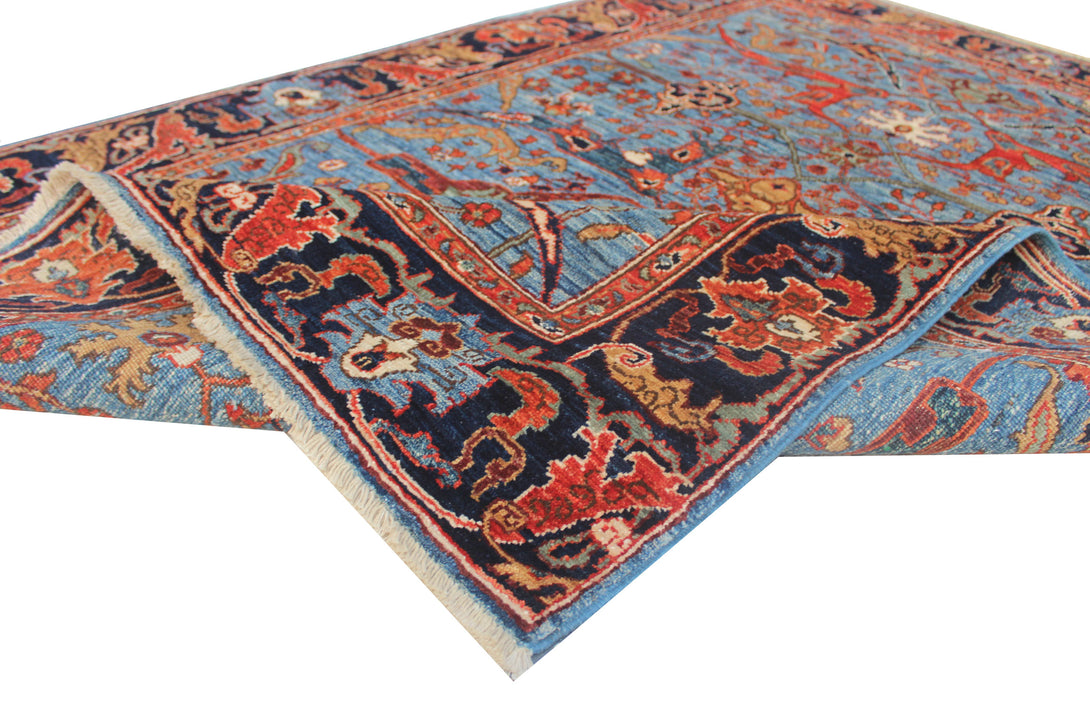 Hand Knotted Afghani Aryana Area Rug > Design# CCFOR231111 > Size: 4'-4" x 5'-11"