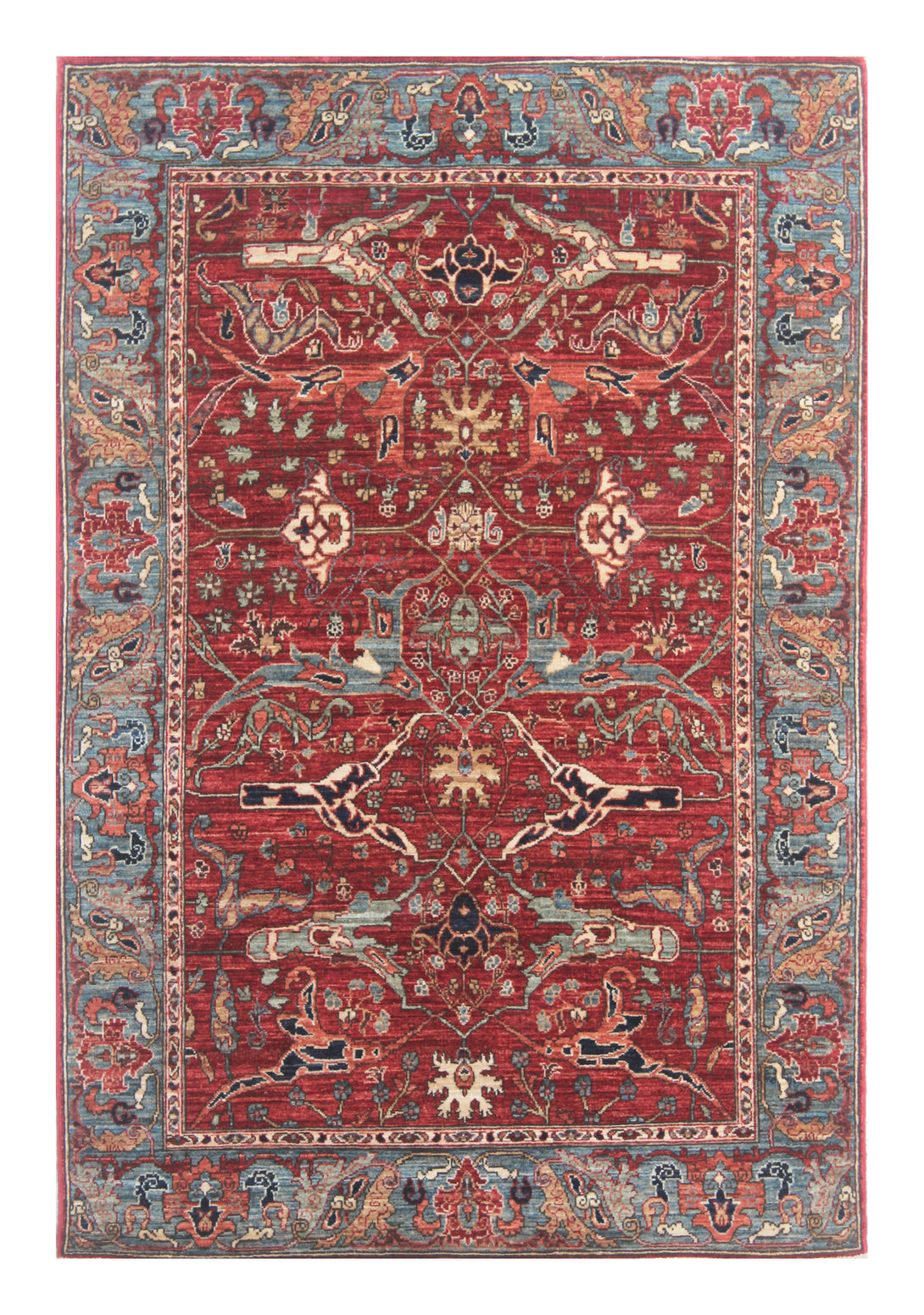Hand Knotted Afghani Aryana Area Rug > Design# CCFOR231113 > Size: 4'-2" x 6'-3"
