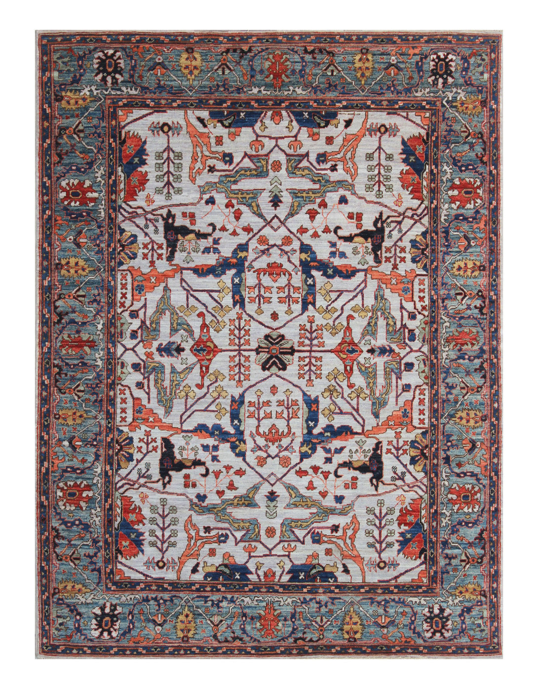 Hand Knotted Afghani Aryana Area Rug > Design# CCFOR231116 > Size: 4'-10" x 6'-7"