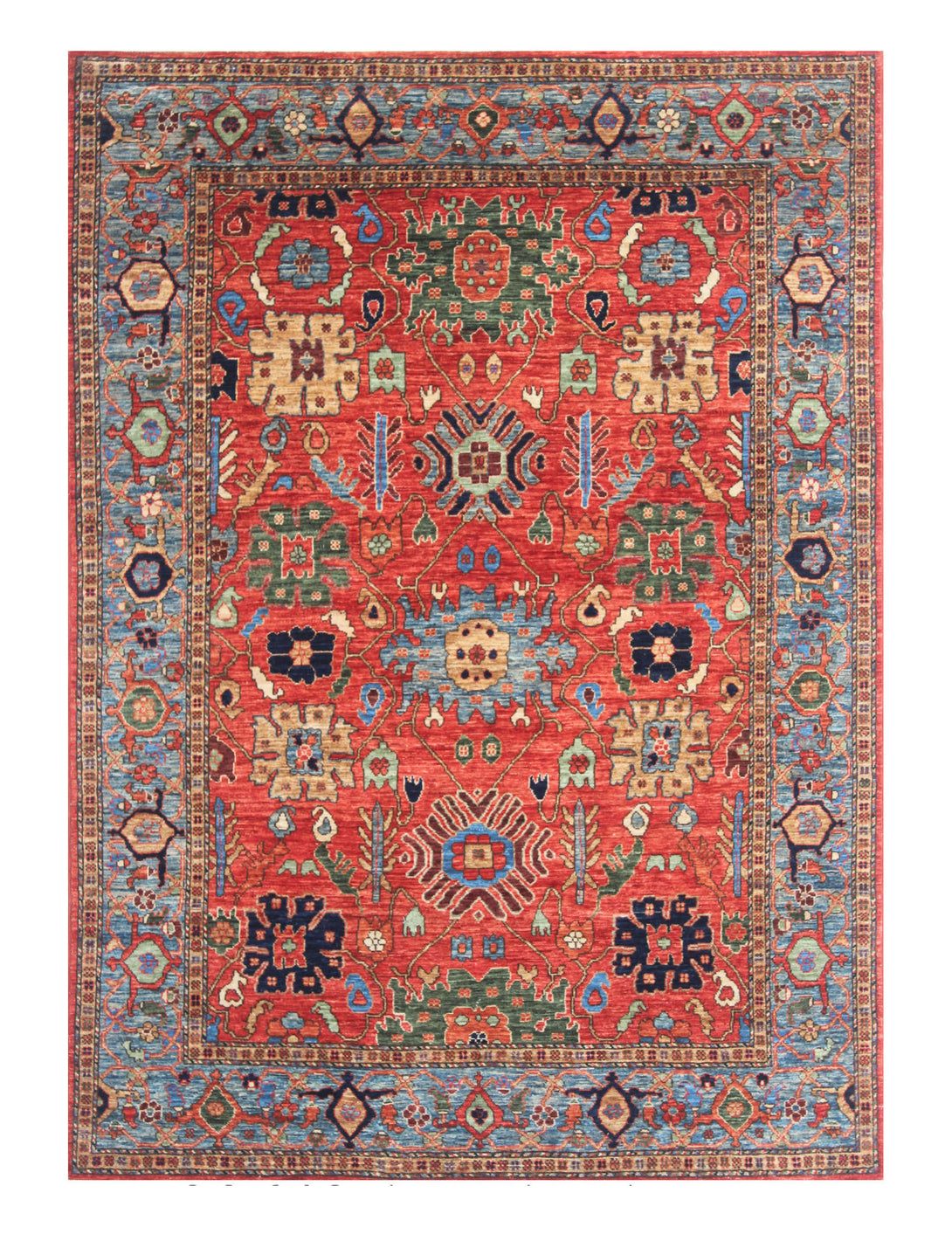 Hand Knotted Afghani Aryana Area Rug > Design# CCFOR231118 > Size: 5'-0" x 7'-0"