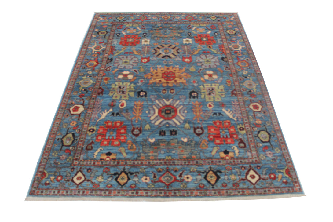Hand Knotted Afghani Aryana Area Rug > Design# CCFOR231121 > Size: 5'-0" x 6'-8"