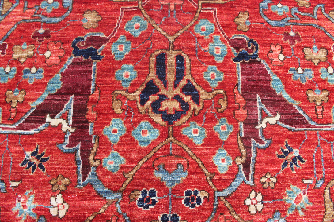 Hand Knotted Afghani Aryana Area Rug > Design# CCFOR231126 > Size: 8'-1" x 10'-3"