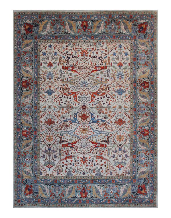 Hand Knotted Afghani Aryana Area Rug > Design# CCFOR231129 > Size: 12'-4" x 15'-0"