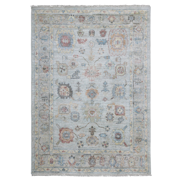 Hand Knotted Turkish Oushak Area Rug > Design# CCRAC23007 > Size: 5'-0" x 7'-0"