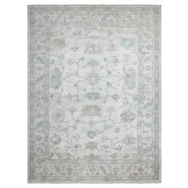 Hand Knotted Turkish Oushak Area Rug > Design# CCRAC23014 > Size: 8'-11" x 11'-11"