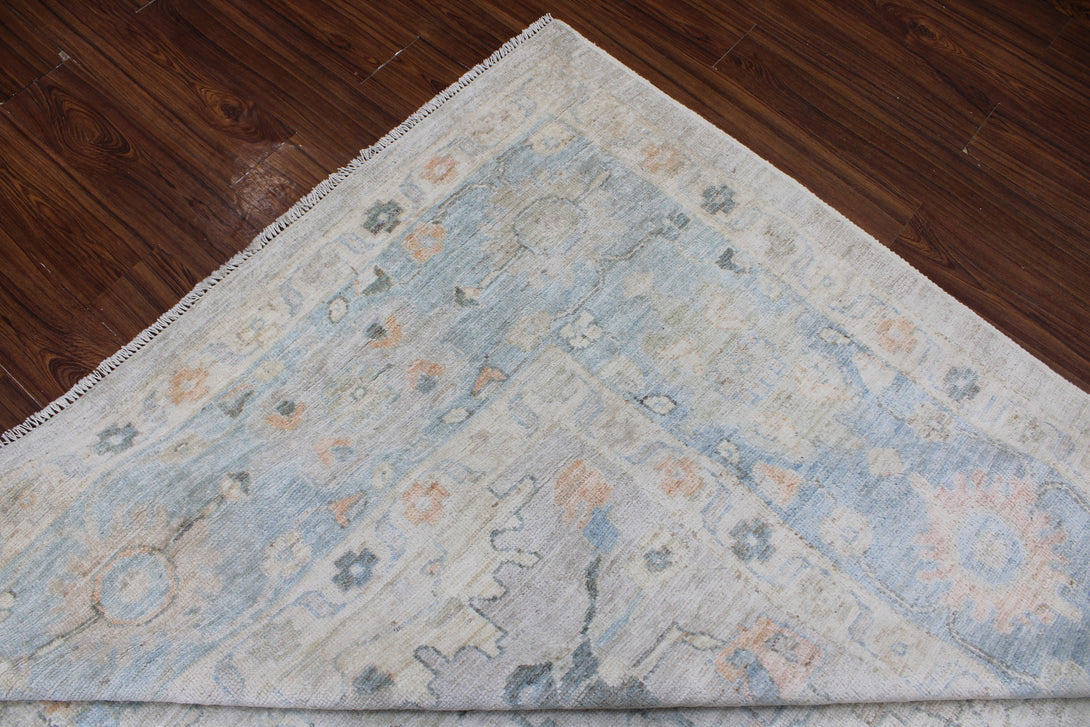 Hand Knotted Afghani Oushak Area Rug > Design# CCRAC23021 > Size: 10'-1" x 12'-1"