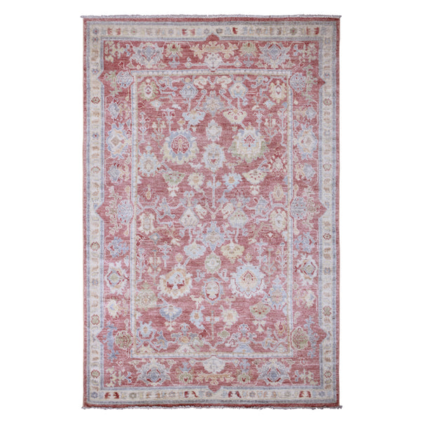 Hand Knotted Turkish Oushak Area Rug > Design# CCRAC23029 > Size: 5'-1" x 9'-1"