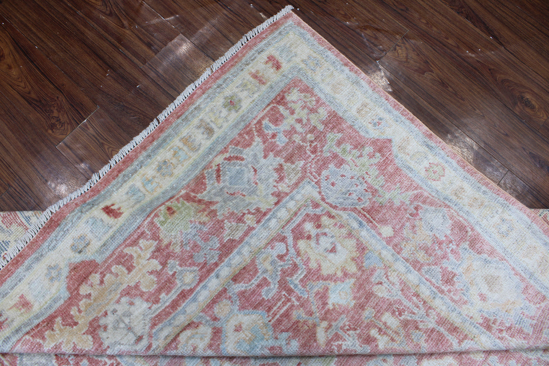 Hand Knotted Afghani Oushak Area Rug > Design# CCRAC23029 > Size: 5'-1" x 9'-1"