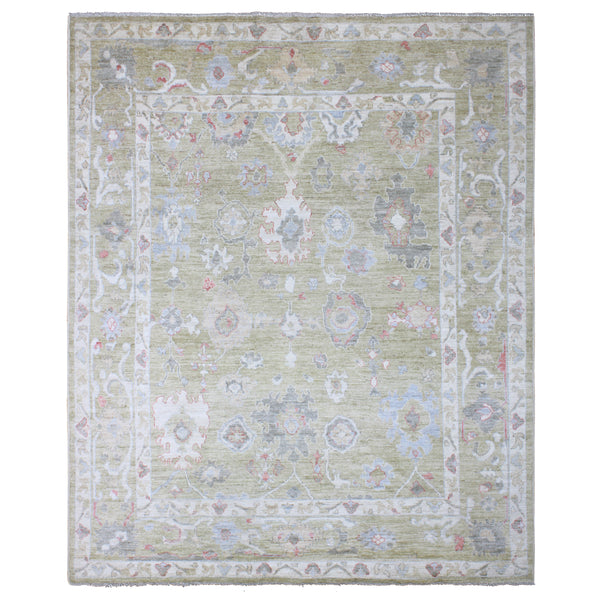 Hand Knotted Turkish Oushak Area Rug > Design# CCRAC23032 > Size: 8'-2" x 10'-0"