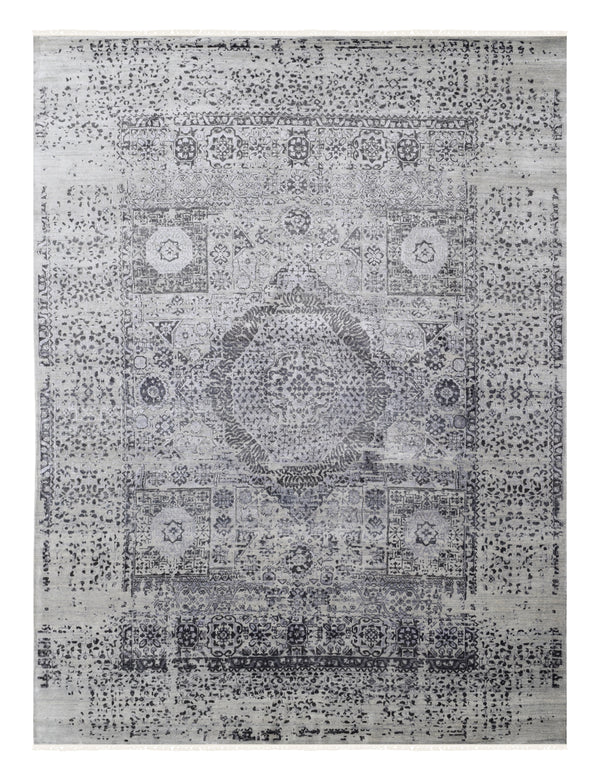 Hand Knotted Modern Area Rug > Design# SB56026 > Size: 9'-0" x 11'-11"
